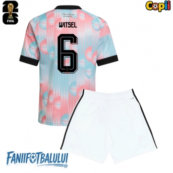Belgia Axel Witsel #6 Echipament de Fotbal Replică Mondial 2026 Copii Deplasare (+ Șorturi)
